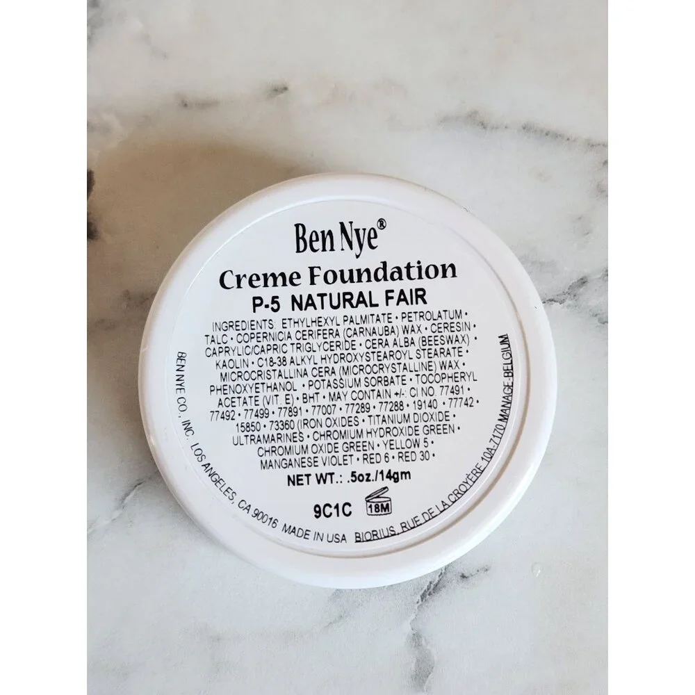 Ben Nye Creme Foundation P-5 Natural Fair Professional Makeup